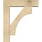Ekena Millwork Westlake Block Rough Sawn Bracket w/ Offset Brace, Douglas Fir, 6"W x 22"D x 26"H BKT0604X22X26WTL05RDF - alternate 4
